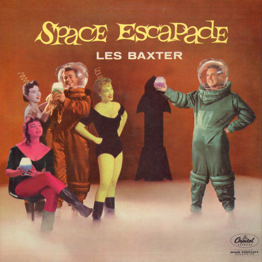 Les Baxter ‎– Space Escapade - VG- (Low grade vinyl & Cover) LP Record 1958 Capitol Europe USA Original Mono RARE Vinyl - Jazz / Space-Age - Shuga Records