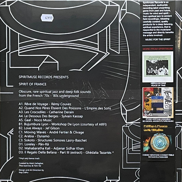 Various Spirit Of France - New 2 LP Record 2022 Spiritmuse UK 180 gram Vinyl & OBI - Jazz / Avantgarde / Drone / Ambient