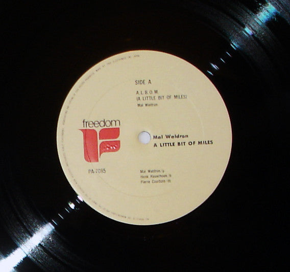 Mal Waldron - A Little Bit Of Miles - Mint- (VG cover) LP Record 1974 Freedom Trio Japan Vinyl - Jazz / Post Bop