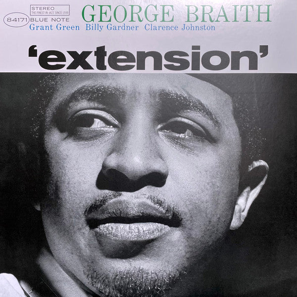 George Braith - Extension (1967) - Mint- LP Record 2022 Blue Note 180 gram Vinyl - Jazz / Hard Bop - Shuga Records