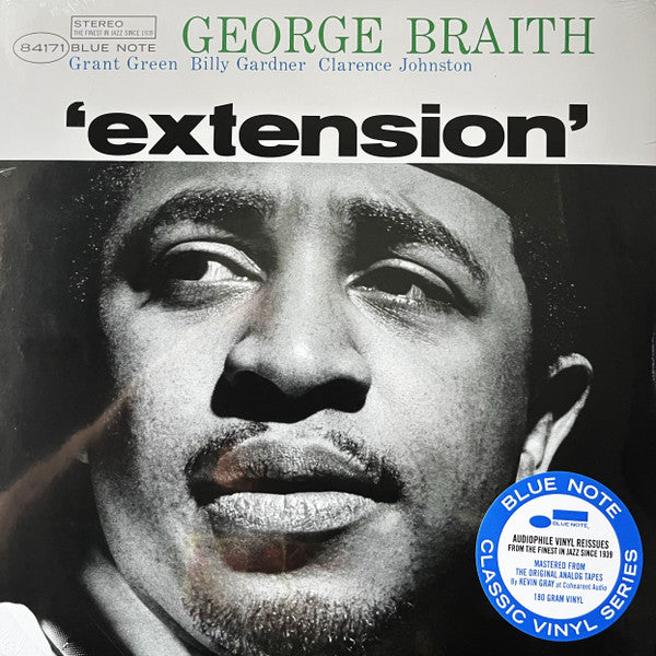 George Braith - Extension (1967) - Mint- LP Record 2022 Blue Note 180 gram Vinyl - Jazz / Hard Bop - Shuga Records