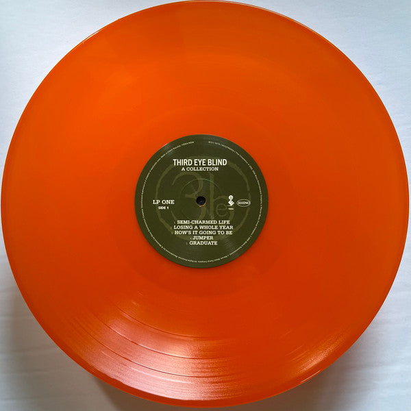 Third Eye Blind - A Collection (2006) - New 2 LP Record 2022 Elektra Target Exclusive Orange Translucent Vinyl - Alternative Rock - Shuga Records