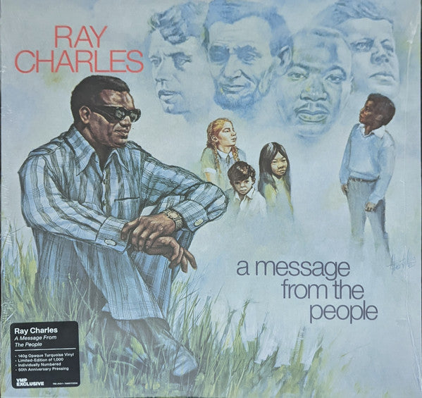Ray Charles - A Message From the People (1972) - Mint- LP Record 2022 Tangerine Vinyl Me Please USA Club Vlue Vinyl & Numbered - Jazz / Soul-Jazz - Shuga Records