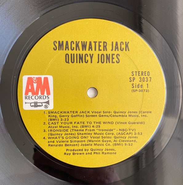 Quincy Jones - Smackwater Jack - VG+ LP Record 1971 A&M USA Vinyl - Jazz-Funk / Funk / Soul