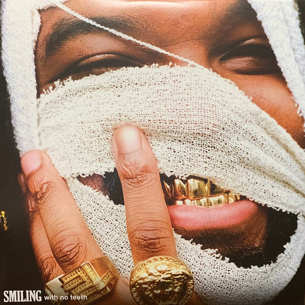 Genesis Owusu - Smiling With No Teeth - Mint- 2 LP Record 2022 Ourness House Anxiety USA Gold Vinyl - Jazz-Funk / Hip Hop