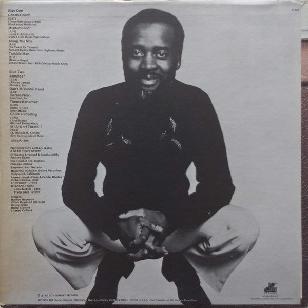 Ahmad Jamal - Jamalca - VG+ LP Record 1974 20th Century USA Original Vinyl - Jazz / Jazz-Funk - Shuga Records