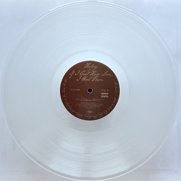 Halsey - If I Can't Have Love, I Want Power - Mint- LP Record 2022 Capitol Clear Vinyl & Poster - Pop Rock / Alternative Rock - Shuga Records