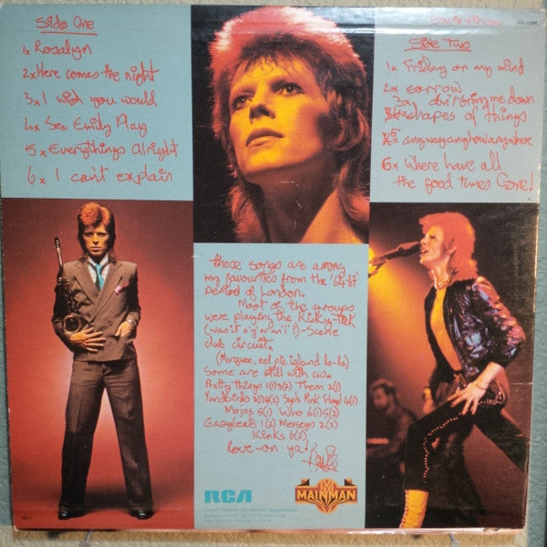 David Bowie – Pinups (1973) - VG LP Record 1979 RCA USA Vinyl - Glam / Classic Rock - Shuga Records
