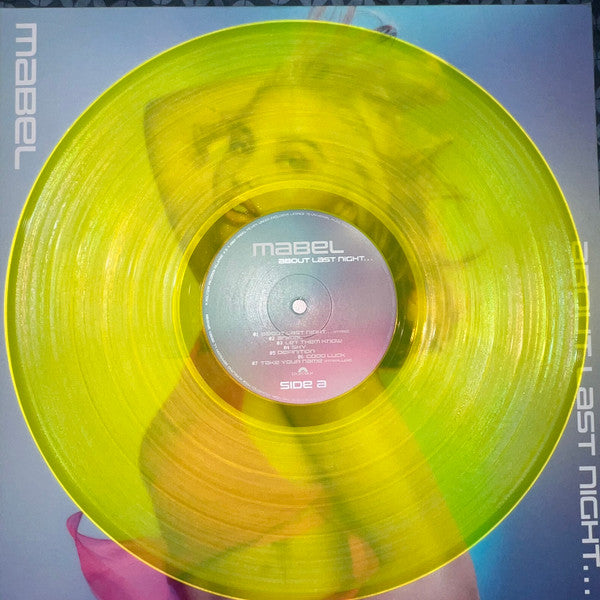 Mabel - About Last Night... - New LP Record 2022 Polydor Yellow Transparent Vinyl - Europop / Bubblegum - Shuga Records