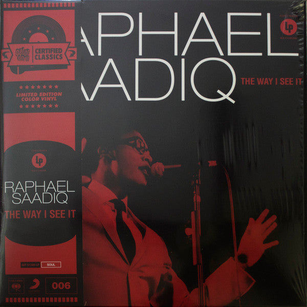 Raphael Saadiq - The Way I See It (2008) - New LP Record 2022 Columbia Get On Down Translucent Red Smoke Vinyl, Numbered & OBI - Soul - Shuga Records