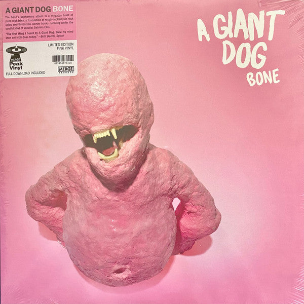 A Giant Dog - Bone (2013) - New LP Record 2022 Merge Pink Vinyl - Garage Rock / Punk - Shuga Records
