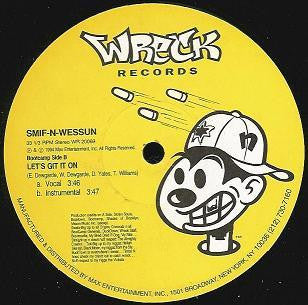 Smif-N-Wessun - Bucktown / Let's Git It On - VG 12" Single Record 1994 Wreck USA Original Vinyl - Hip Hop - Shuga Records