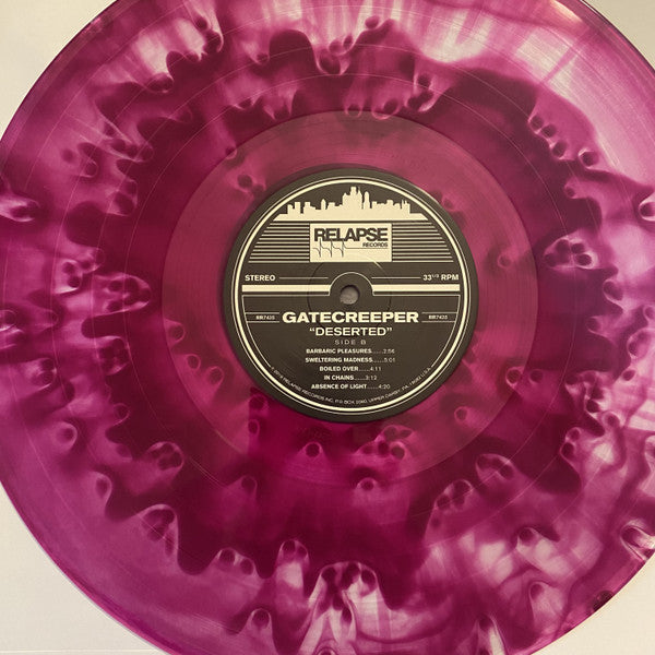 Gatecreeper - Deserted (2019) - New LP Record 2022 Relapse Deep Purple Cloudy Vinyl & Insert - Death Metal - Shuga Records
