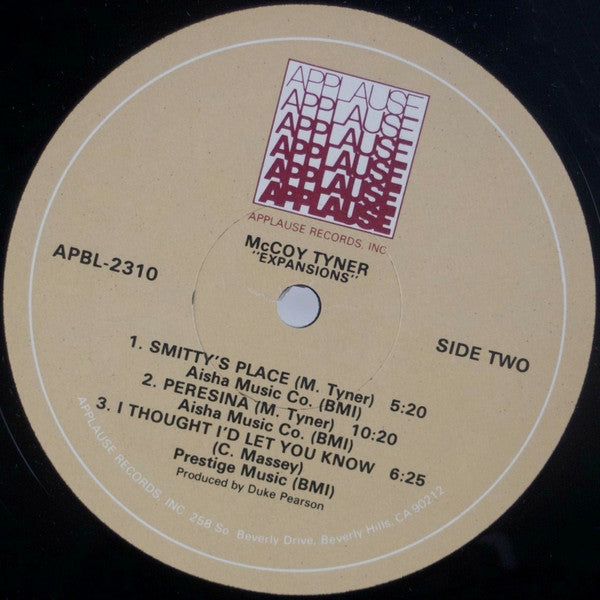 McCoy Tyner - Expansions (1968) - Mint- LP Record 1981 Applause USA Vinyl - Jazz / Modal