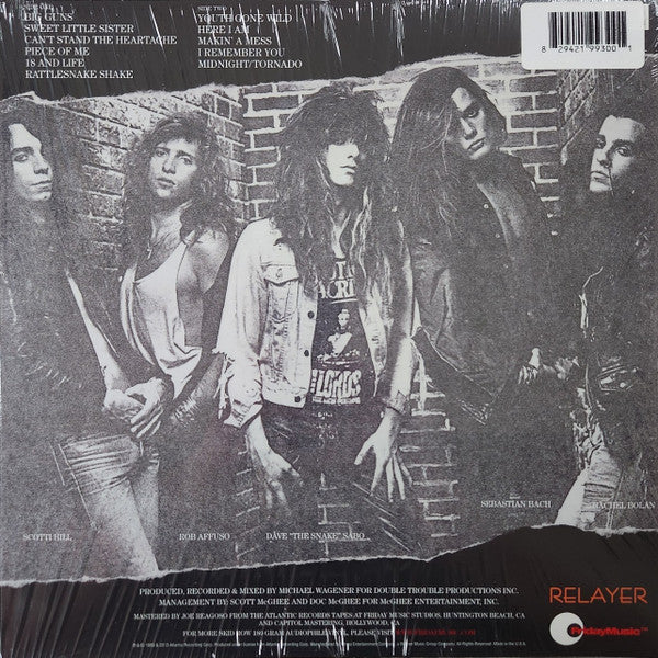 DINGED CORNER - Skid Row - Skid Row (1989) - New LP Record 2022 Relayer Friday Music Red 1810 gram Vinyl - Hard Rock / Glam