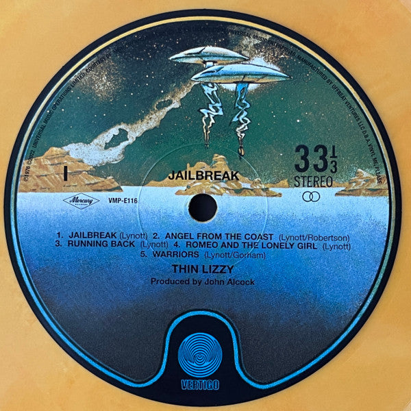 Thin Lizzy - Jailbreak (1976) - Mint- LP Record 2020 Mercury Vertigo Vinyl Me Please Overmaster Orange 180 gram Vinyl - Hard Rock / Classic Rock - Shuga Records