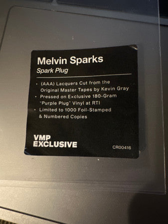 Melvin Sparks - Spark Plug (1971) - Mint- LP Record 2022 Jazz Dispensary Craft Vinyl Me Please Purple Vinyl & Numbered - Jazz-Funk - Shuga Records