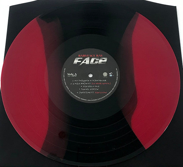 Babyface Ray - Face - Mint- 2 LP Record 2022 Empire Wavy Gang Black & Red Stripe Vinyl & Insert - Hip Hop / Trap