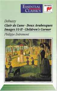 Debussy Piano Philippe Entremont - Clair De Lune / Deux Arabesques / Images I & II / Children's Corner - Used Cassette 1992 Sony Tape - Classical - Shuga Records