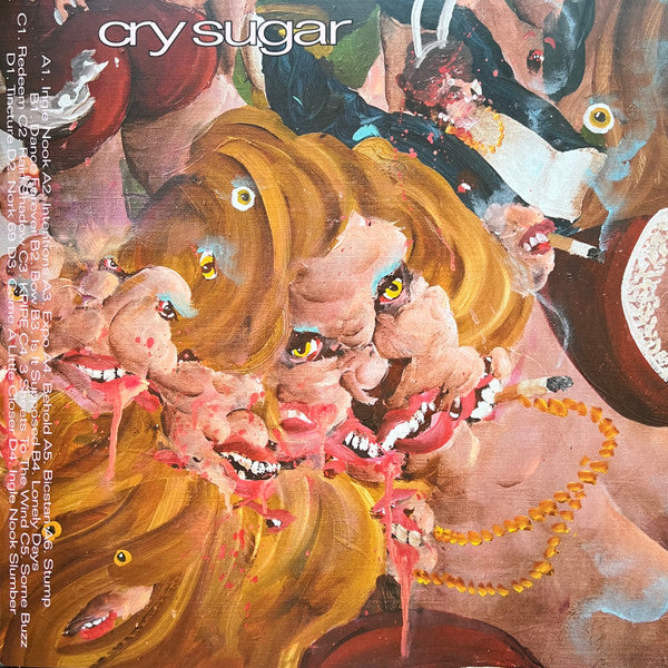 Hudson Mohawke - Cry Sugar - Mint- 2 LP Record 2022 Warp Blue Vinyl & Download - Electronic / Trap / Bass Music - Shuga Records