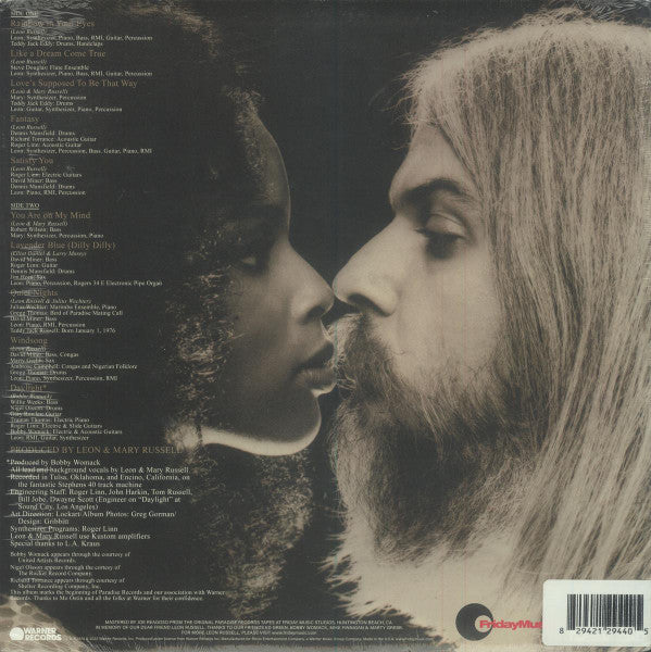 Leon & Mary Russell - Wedding Album (1976) - New LP Record 2022 Friday Music Gold Vinyl - Soul / Funk