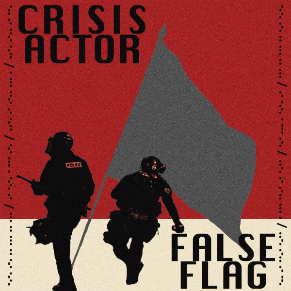 Crisis Actor – False Flag - Mint- LP Record 2023 Devour USA Vinyl & Insert - Rock / Punk - Shuga Records
