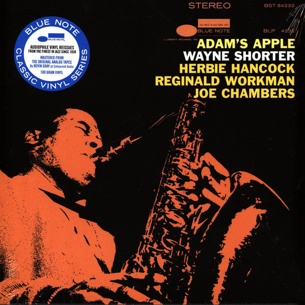 Wayne Shorter - Adam's Apple (1966) - New LP record 2022 Blue Note 180 gram Vinyl - Jazz / Hard Bop / Modal - Shuga Records