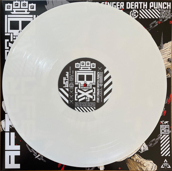 Five Finger Death Punch - AfterLife - Mint- 2 LP Record 2022 Better Noise Music White Vinyl & Download - Alternative Metal / Groove Metal / Nu Metal - Shuga Records