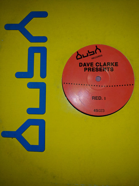 Dave Clarke - Red. 1 (Of 3) - Mint- 12" Single Record 1994 Bush UK Vinyl - Techno - Shuga Records