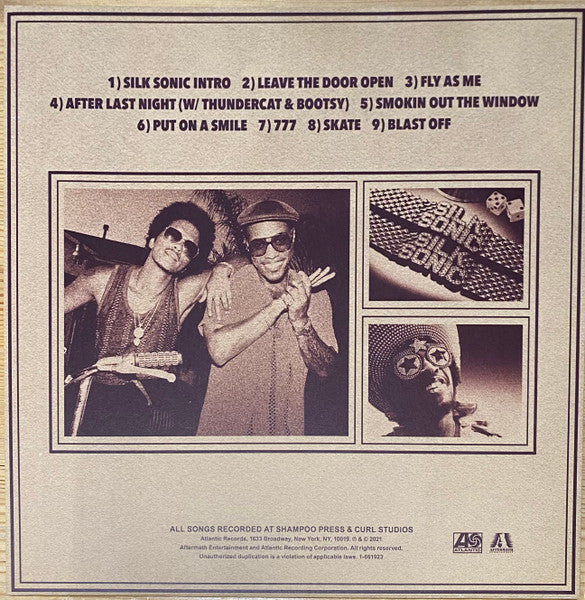 Silk Sonic – An Evening With Silk Sonic - Mint- LP Record 2022 Atlantic Aftermath Europe Original Press Vinyl - R&B / Funk / Hip Hop - Shuga Records