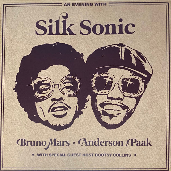 Silk Sonic – An Evening With Silk Sonic - Mint- LP Record 2022 Atlantic Aftermath Europe Original Press Vinyl - R&B / Funk / Hip Hop - Shuga Records