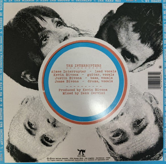 The Interrupters - In The Wild - New (Opened to verify color) LP Record 2022 Hellcat USA Black Vinyl - Punk Rock / Ska - Shuga Records