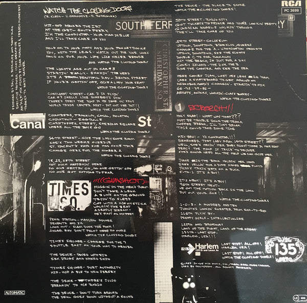 I.R.T. (Interboro Rhythm Team) - Watch The Closing Doors - VG+ 12" Single Record 1984 RCA Germany Vinyl - Hip Hop / Electro - Shuga Records