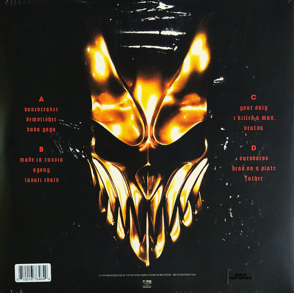 Slaughter to Prevail - Kostolom - Mint- (VG+ cover) 2 LP Record 2021 Sumerian Clear Red and Black Galaxy Vinyl - Deathcore