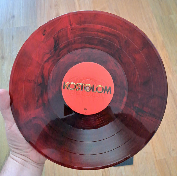 Slaughter to Prevail - Kostolom - Mint- (VG+ cover) 2 LP Record 2021 Sumerian Clear Red and Black Galaxy Vinyl - Deathcore