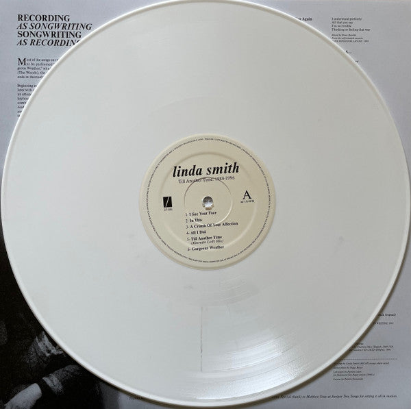 Linda Smith - Till Another Time: 1988-1996 - New LP Record 2022 Captured Tracks White Vinyl - Indie Rock / Lo-Fi - Shuga Records