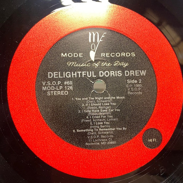Doris Drew - Delightful Doris Drew (1957) - Mint- LP Record 1989 Mode V.S.O.P. USA Vinyl - Jazz Vocal - Shuga Records