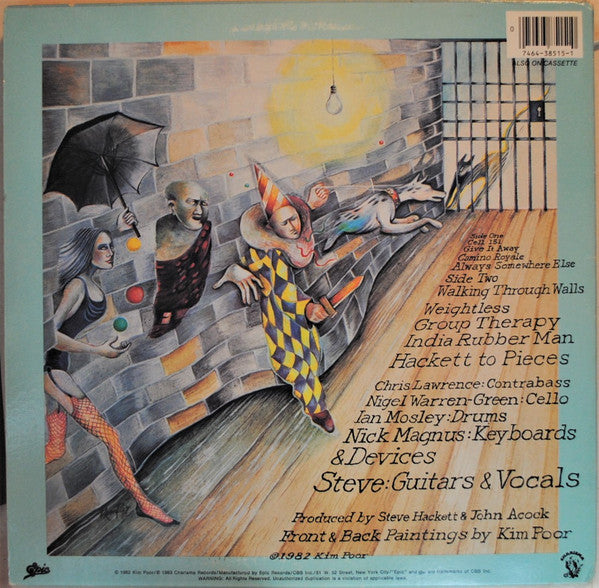 Steve Hackett - Highly Strung - Mint- LP Record 1983 Epic USA Original Vinyl - Art Rock / Prog Rock - Shuga Records