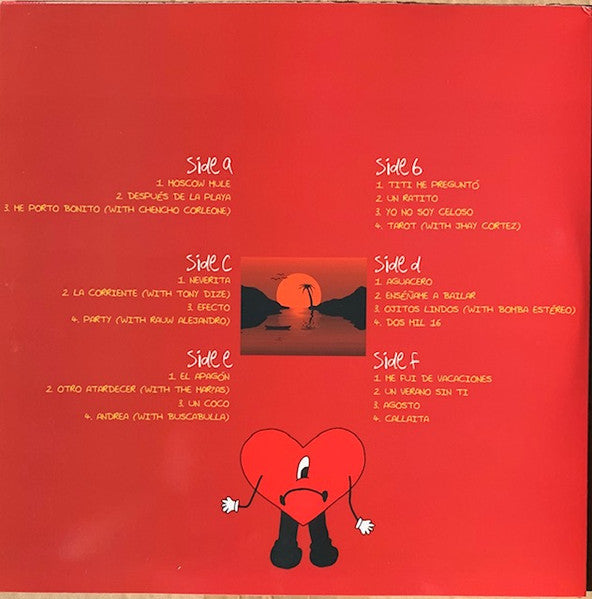 Bad Bunny – Un Verano Sin Ti - New 3 LP Record 2022 Bunny Random Color Vinyl - Reggaeton / Trap / Pop / Merengue