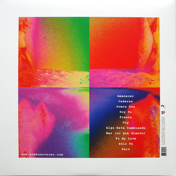 Bomba Estereo - Amanecer (2015) - Mint- 2 LP Record 2022 Sony Pink/Purple Translucent Vinyl & Poster - Latin / Cumbia / Dance-Pop - Shuga Records