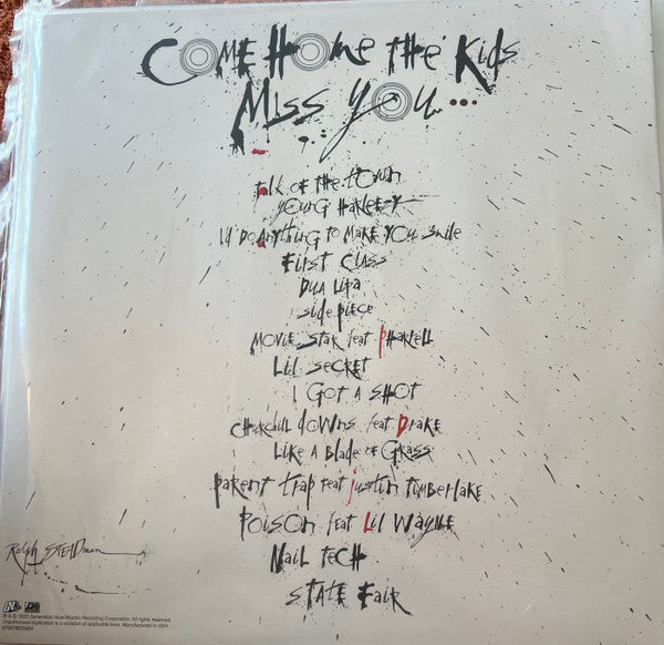 Jack Harlow - Come Home The Kids Miss You - Mint- LP Record 2022 Atlantic Walmart Exclusive Ultra Clear Vinyl - Hip Hop / Pop Rap - Shuga Records