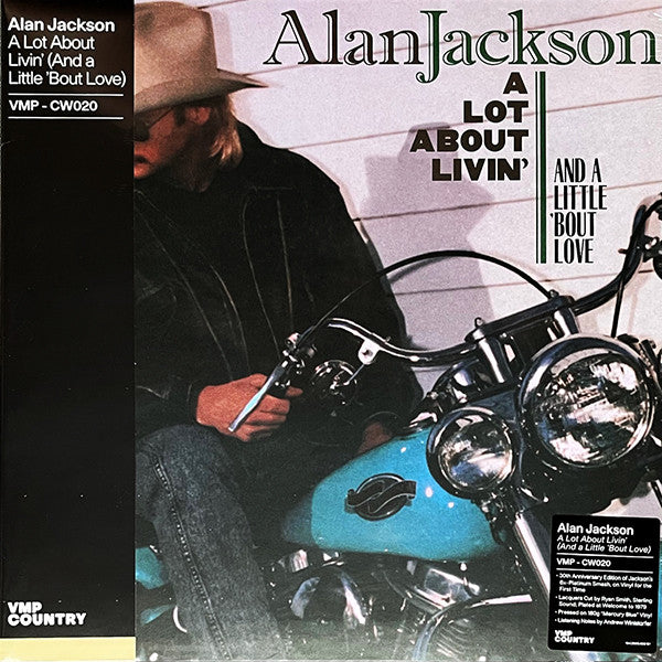 Alan Jackson - A Lot About Livin' (And A Little 'Bout Love) (1992) - Mint- LP Record 2022 Vinyl Me Please Club Arista Blue 180 gram Vinyl - Country - Shuga Records