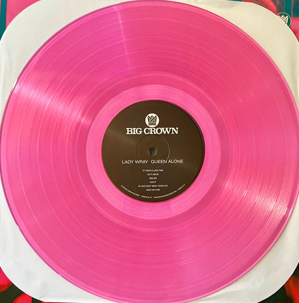 Lady Wray - Queen Alone (2016) - Mint- LP Record 2022 Big Crown Clear Pink Vinyl - Soul - Shuga Records