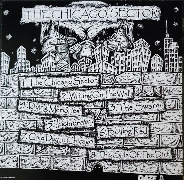 Sector - The Chicago Sector - Mint- LP Record 2022 Daze USA Green/Black Swirl Vinyl & Insert - Hardcore