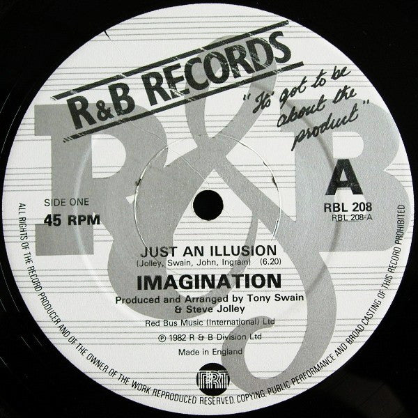 Imagination - Just An Illusion - VG+ 12" Single Record 1982 UK Original Vinyl - Disco - Shuga Records