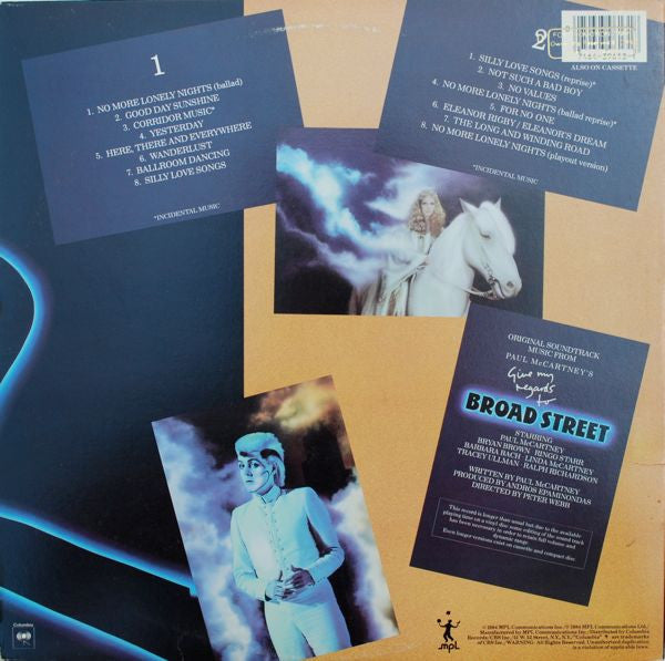 Paul McCartney - Give My Regards To Broad Street - Mint- LP Record 1984 Columbia MPL USA Vinyl - Pop Rock - Shuga Records