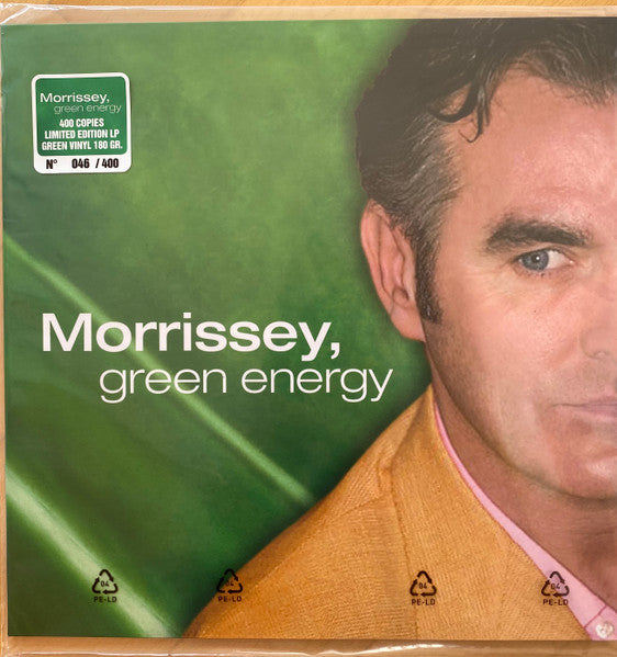 Morrissey - Morrissey, Green Energy - Mint- LP Record 2022 Casino USA Unofficial Green Vinyl & Numbered 234/400 - Alternative Rock - Shuga Records