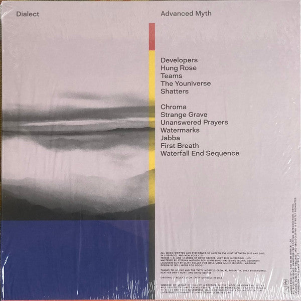 Dialect - Advanced Myth (2015) - New LP Record 2022 Rvng Intl Warm Winters Clear Vinyl - Electronic / Ambient / Electro-acoustic - Shuga Records