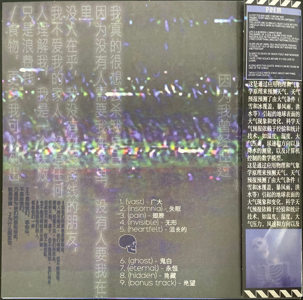 b e g o t t e n 自杀 - (Hushwave) = 治愈它 - New LP Record 2020 Geometric Lullaby USA 180 gram Blue Vinyl & OBI - Electronic / Vaporwave / Ambient