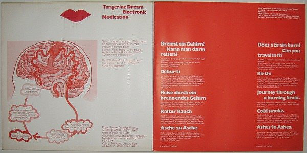 Tangerine Dream - Electronic Meditation - Near Mint- LP Record 1970 Ohr Germany Original Press Vinyl - Krautrock / Avantgarde / Experimental - Shuga Records